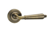 Ручка раздельная для межкомнатной двери LIBRETTO ML ABG-6 (Зеленая бронза)