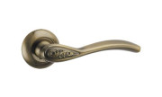 Ручка раздельная для межкомнатной двери RUMBA TL ABG-6 (Зеленая бронза)