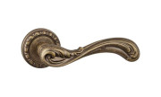 Ручка раздельная для межкомнатной двери PALMIRA MT OB-13 (Античная бронза)