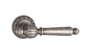 Ручка раздельная для межкомнатной двери MADRID MT OS-9 (Античное серебро)