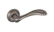 Ручка раздельная для межкомнатной двери LORENA ZR OS-9 (Античное серебро)