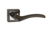 Ручка раздельная для межкомнатной двери VESTA QR GR/CP-23 (Графит/Хром)