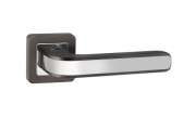 Ручка раздельная для межкомнатной двери NOVA QR GR/CP-23 (Графит/Хром)