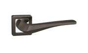 Ручка раздельная для межкомнатной двери METEOR QR GR/CP-23 (Графит/Хром)