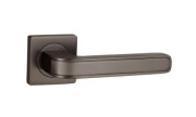 Ручка раздельная для межкомнатной двери FUTURA ZQ GR/BN-23 (Графит/Черный никель)