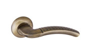 Ручка раздельная для межкомнатной двери LOGICA TL ABG-6 (Зеленая бронза)