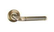 Ручка раздельная для межкомнатной двери REX TL ABG-6 105 мм (Зеленая бронза)
