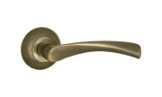 Ручка раздельная для межкомнатной двери CRONA TL ABG-6 (Зеленая бронза)