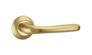 Ручка раздельная для межкомнатной двери SIMFONIA TL SG/GP-4 (Матовое золото/Золото)