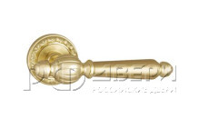 Ручка раздельная для межкомнатной двери MADRID MT SG/GP-4 (Матовое золото/Золото)