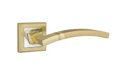 Ручка раздельная для межкомнатной двери NAVY QL SG/CP-4 (Матовое золото/Хром)