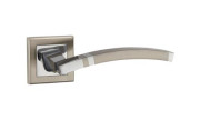 Ручка раздельная для межкомнатной двери NAVY QL SN/CP-3 (Матовый никель/Хром)