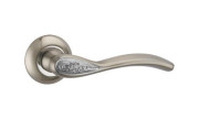 Ручка раздельная для межкомнатной двери RUMBA TL SN/CP-3 (Матовый никель/Хром)