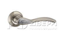 Ручка раздельная для межкомнатной двери RUMBA TL SN/CP-3 (Матовый никель/Хром)