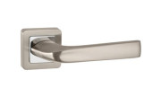 Ручка раздельная для межкомнатной двери SATURN QR SN/CP-3 (Матовый никель/Хром)