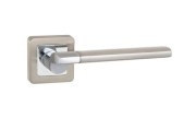Ручка раздельная для межкомнатной двери GALAXY QR SN/CP-3 (Матовый никель/Хром)