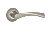 Ручка раздельная для межкомнатной двери CRONA TL SN/CP-3 (Матовый никель/Хром)