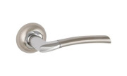 Ручка раздельная для межкомнатной двери COMETA ZR SN/CP-3 (Матовый никель/Хром)