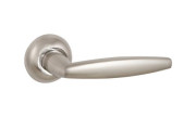 Ручка раздельная для межкомнатной двери SUPREME ZR SN/CP-3 (Матовый никель/Хром)