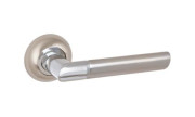 Ручка раздельная для межкомнатной двери UNI ZR SN/CP-3 (Матовый никель/Хром)