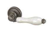 Ручка для межкомнатной двери Armadillo Silvia CL1 AS/СRP-109 (Античное серебро/Кракелюр)