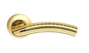 Ручка для межкомнатной двери Armadillo Libra LD26-1SG/GP-4 (Матовое золото/Золото)