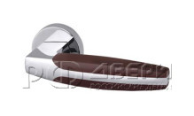 Ручка для межкомнатной двери Armadillo ARC URB2 CP/Brown-16 (Хром/Коричневый)