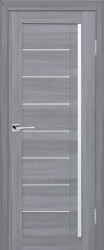 Межкомнатная дверь Техно 641 (Светло-серый/Белое Сатинато)