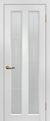 Межкомнатная дверь Тоскана-5 (Пломбир/Сатинат Решетка)
