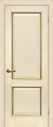 Межкомнатная дверь Мурано-1 (Магнолия/Патина Золото)