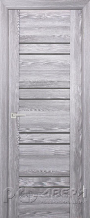 Межкомнатная дверь PSК-1 (Ривьера грей/Серый лакобель)