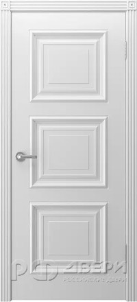 Межкомнатная дверь Тенор ПГ (Белая эмаль)