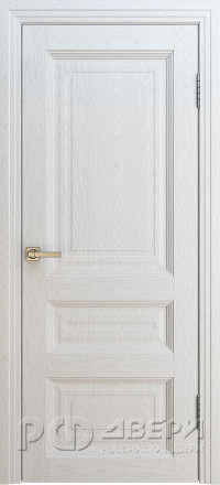 Межкомнатная дверь Вена Багет 2 ПГ (Ясень белый)