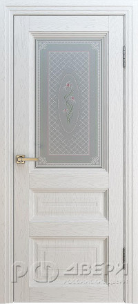 Межкомнатная дверь Вена Багет 2 ПО-7 (Ясень белый)