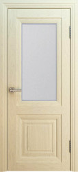 Межкомнатная дверь Венеция Багет 1 ПО (Ясень авори/Сатинат)