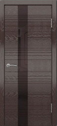 Межкомнатная дверь Лайн-3 ПО (Ясень Венге)