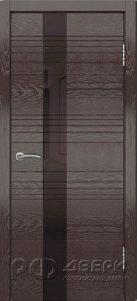 Межкомнатная дверь Лайн-3 ПО (Ясень Венге)