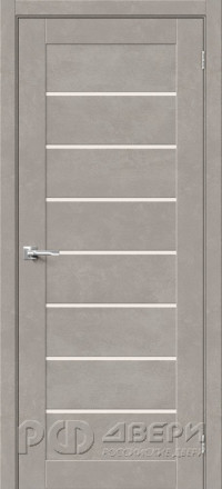 Межкомнатная дверь Модель-22 ПО (Gris Beton/Magic Fog)