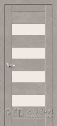 Межкомнатная дверь Модель-23 ПО (Gris Beton/Magic Fog)