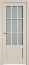 Межкомнатная дверь 104U (Санд/Матовое)