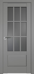 Межкомнатная дверь 104U (Грей/Графит)