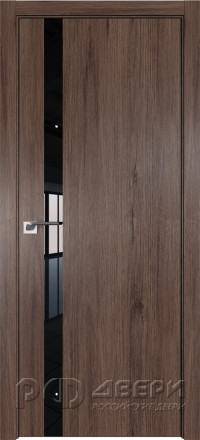 Межкомнатная дверь Profildoors 6ZN ДО (Салинас темный/Черный лак)