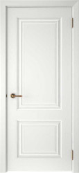 Межкомнатная дверь Смальта 42 ПГ (Белый RAL 9003)