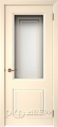 Межкомнатная дверь Смальта 42 ПО (Ваниль)