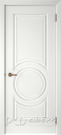Межкомнатная дверь Смальта 45 ПГ (Белый RAL 9003)