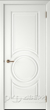 Межкомнатная дверь Скин-5 ПГ (Белая эмаль)