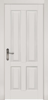 Дверь из массива ольхи Ретро ПГ (Белая эмаль)