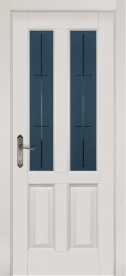 Дверь из массива ольхи Ретро ПО (Белая эмаль)