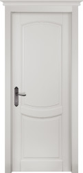 Дверь из массива ольхи Бристоль ПГ (Белая эмаль)