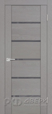 Межкомнатная дверь PST-7 (Серый ясень/Серый лакобель)